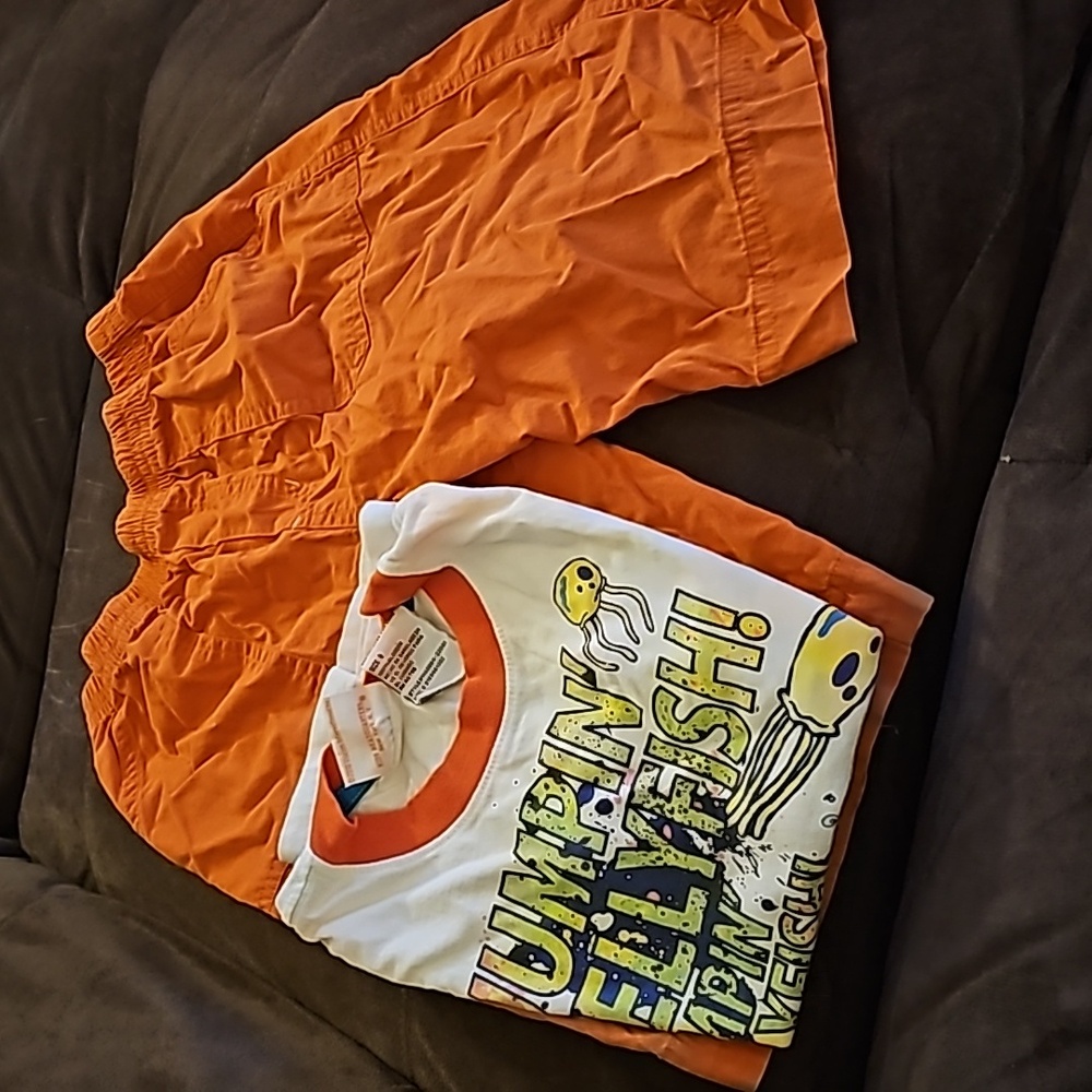 2 pc Spongebob tank top & shorts